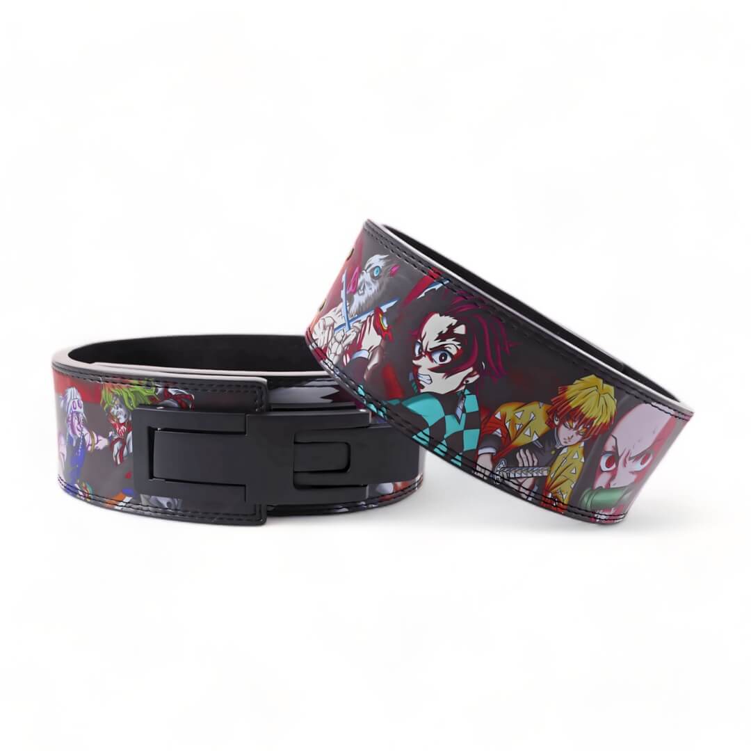 Demon Slayer Lever Belt. Anime weightlifting belt for powerlifting