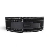 Main image for black suede pioneer lever belt. USAPL Approved for powerlifting