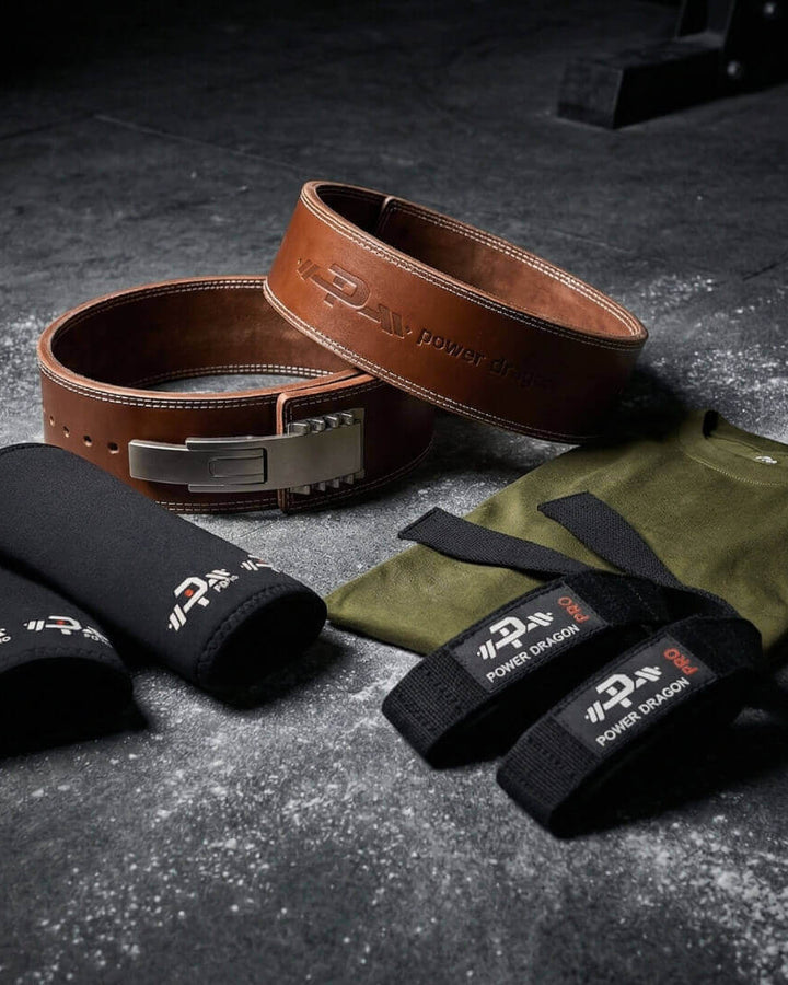 Powerlifting essentials in one hit. Each Complete Powerlifting Kit comes with lever belt, knee sleeves, and supporting accessories
