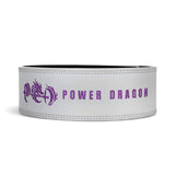 Main image for gray leather weightlifting belt for powerlifting. USAPL Approved 10mm lever belt