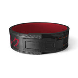 Front of Berserk Lifting Belt without logo. This anime-inspired powerlifting belt with adjustable lever offers ultimate lower back support for deadlifts and squats.