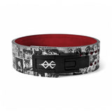 2nd image of Berserk Powerlifting Belt on display | anime lifting belt with manga artwork. Built for strength training sports