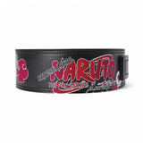 Other side for Akatsuki lifting belt inspired by Naruto. Anime weightlifting belt for powerlifting