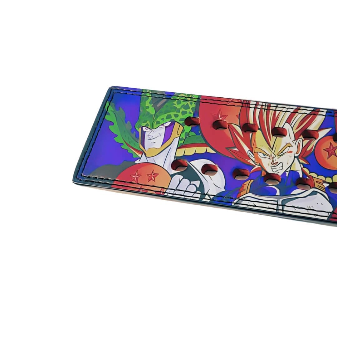 Close up tail view for printed leather