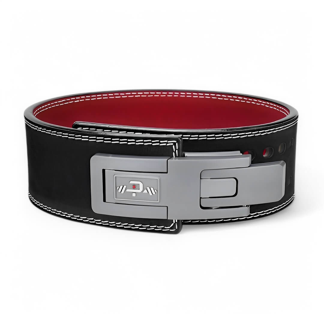 Main image of suede weightlifting belt for powerlifting. USAPL approved lever belt.