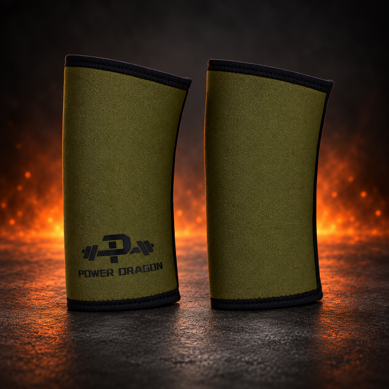 Elbow sleeves for powerlifting. Go hard and heavy without the fear of risking severe shearing on your biceps and elbows.