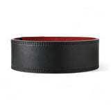 Rear view for Khan Lever Belt | Leather weightlifting belt | USAPL & USPA Approved