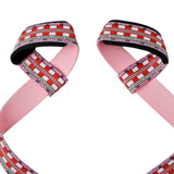 Closed up view of Demon Slayer Anime Lifting Straps | Weightlifting straps for a stronger grip on barbell for deadlifts and cleans