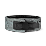 Sky Blue Lever Belt. Weightlifting belt with snake like scale offering a premium powerlifting gear