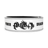 Main image for white leather weightlifting belt for powerlifting. USAPL Approved 10mm lever belt