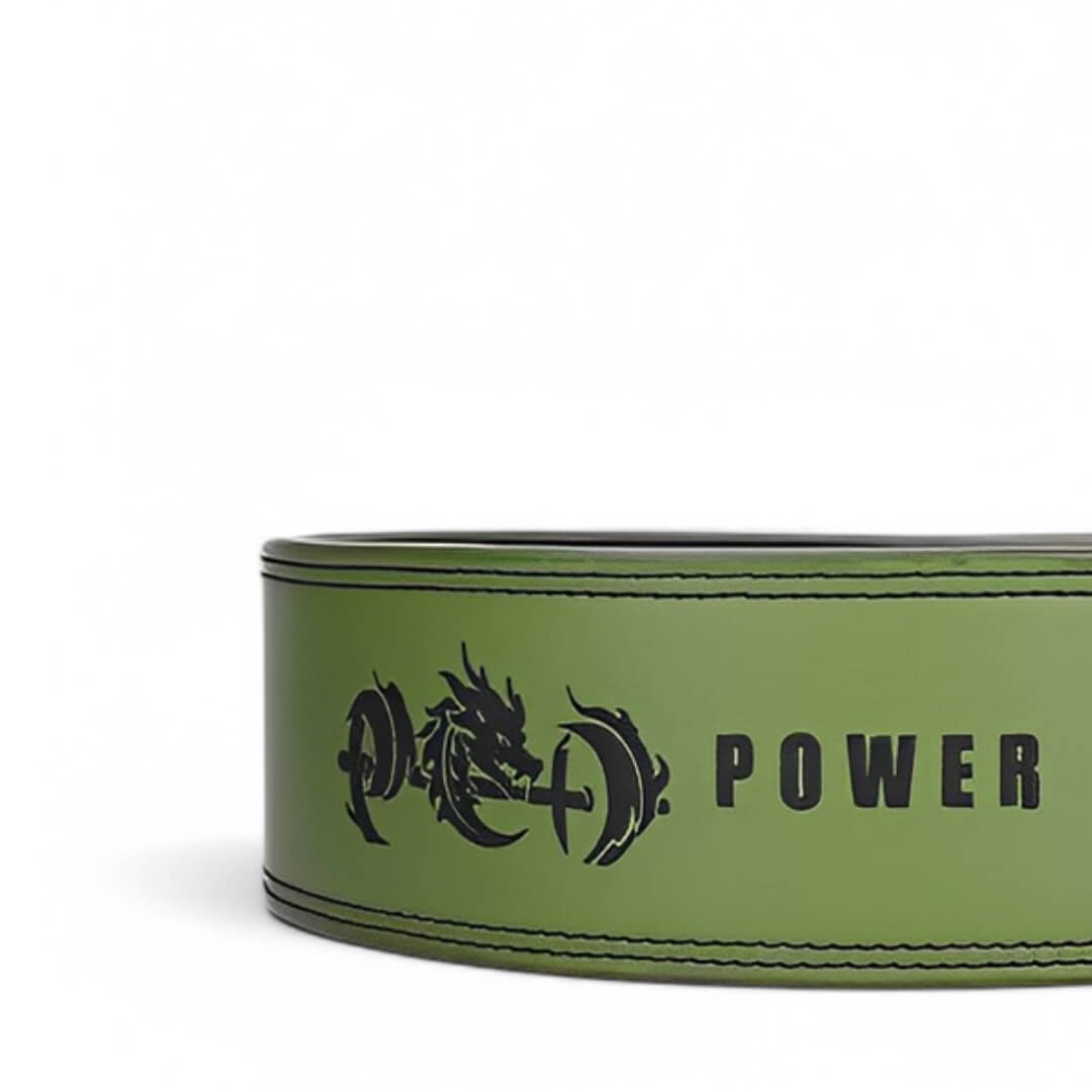 Close up of deep green leather exterior