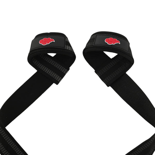 Showcasing Closed up look for Akatsuki XTRA-STIFF Lifting Straps! Designed for serious lifters, these straps provide superior support and durability.