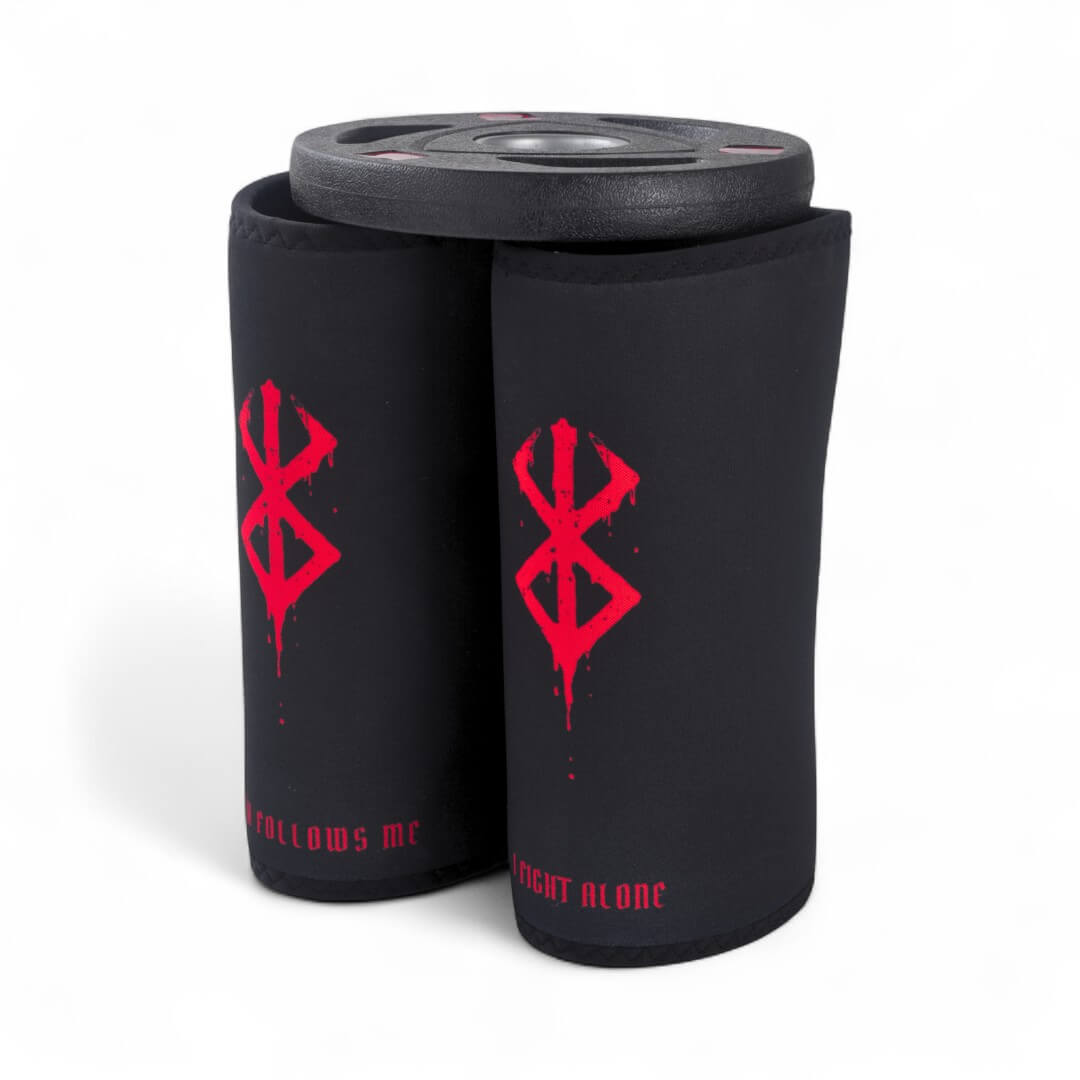 7mm Berserk Knee Sleeves with plate on top | Neoprene sleeves with compression