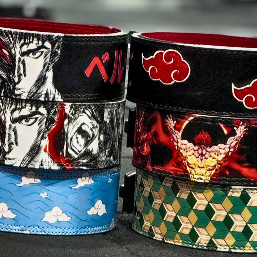 ANIME SERIES: Anime lifting belt, wrist wraps, lifting straps from all your favourite franchise