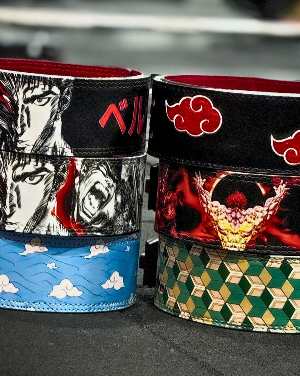 ANIME SERIES: Anime lifting belt, wrist wraps, lifting straps from all your favourite franchise