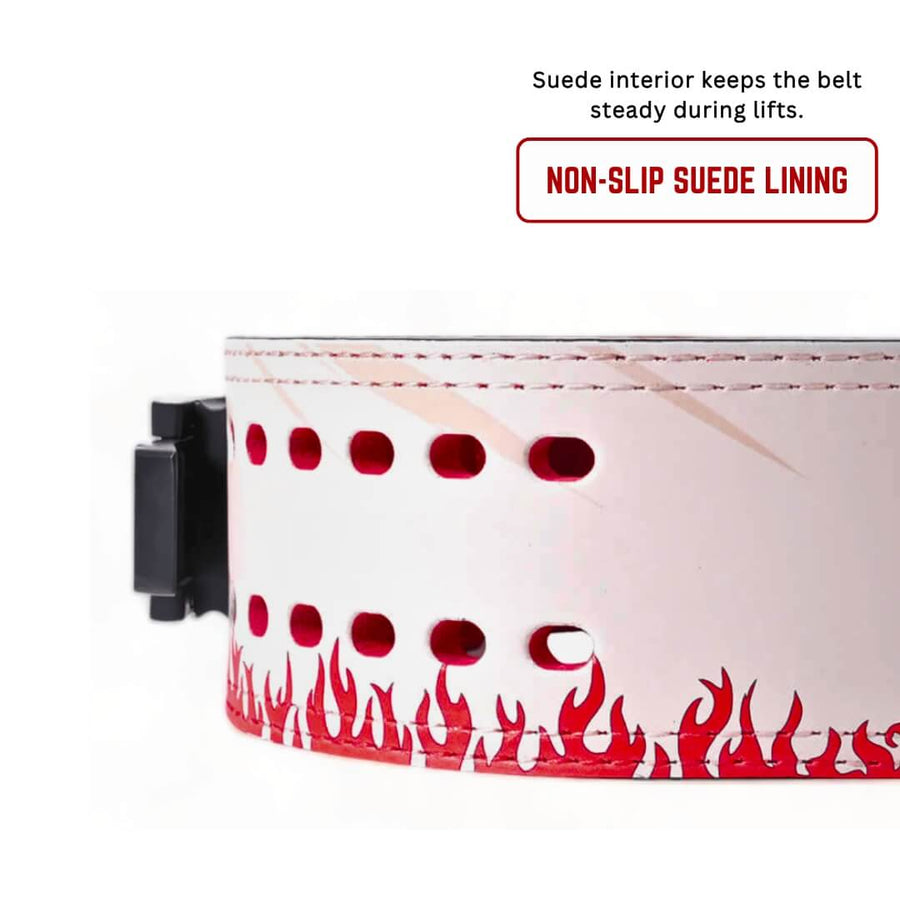 Showcasing Hokage lifting belt | Anime lifting belt has suede inner lining prevents slipping