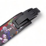 Close up on lever buckle