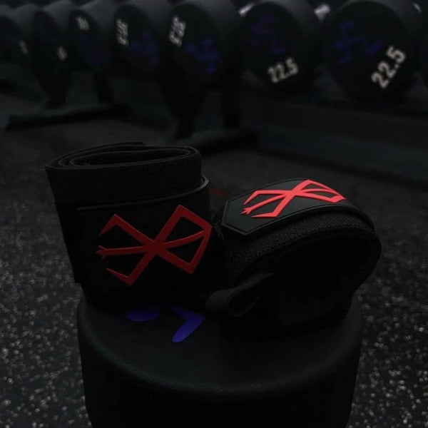 showcasing our berserk wrist wraps