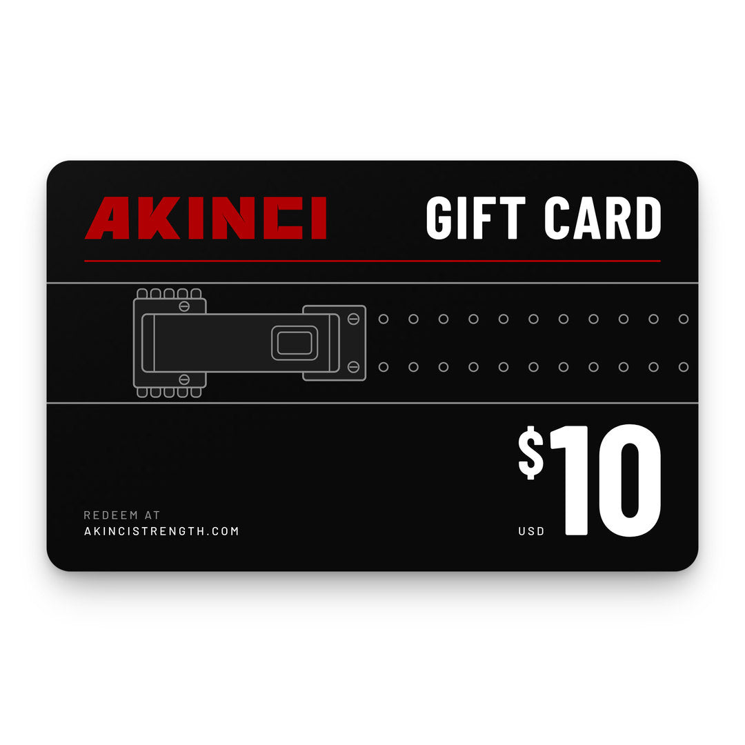 Akinci Strength gift card, $10