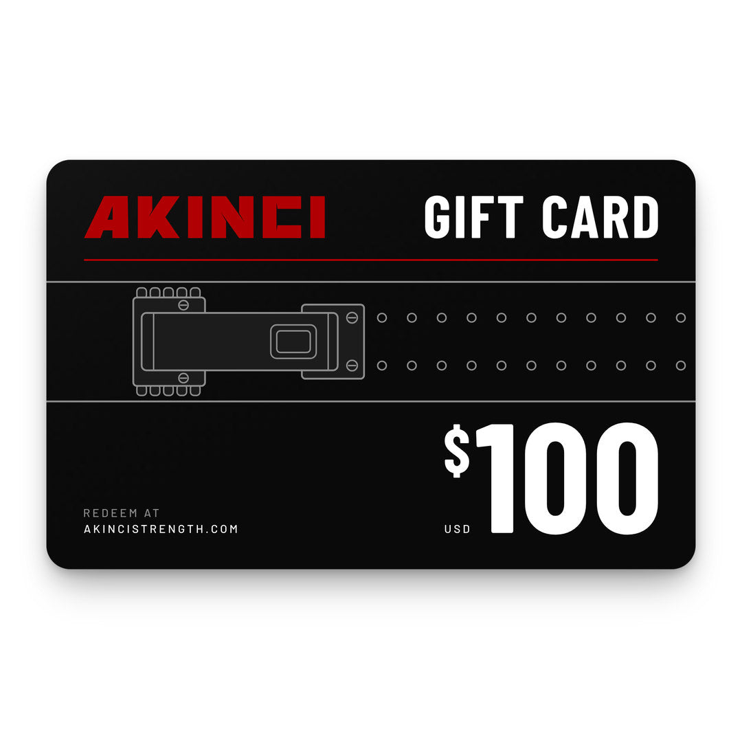 Akinci Strength gift card, $100