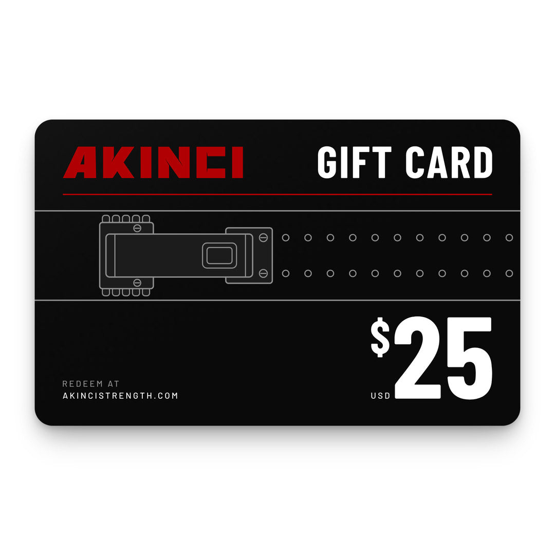 Akinci Strength gift card, $25