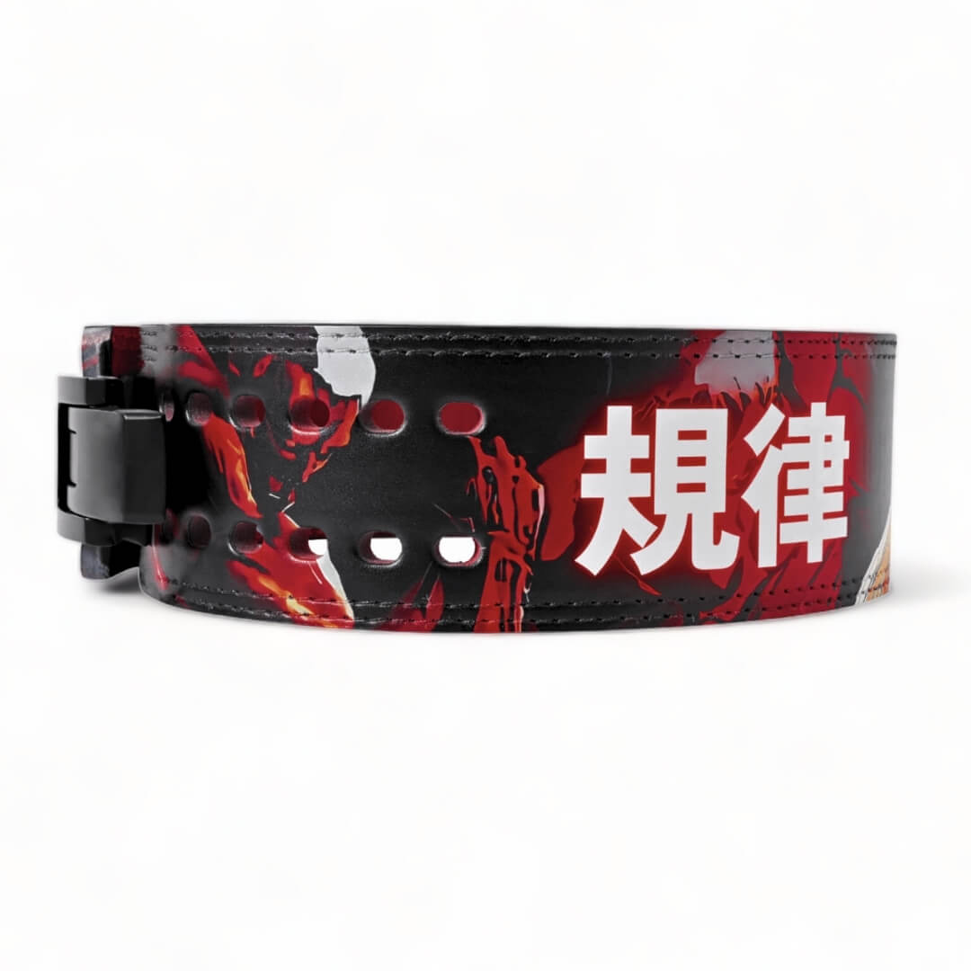 3rd image for Attack On Titan Lever Belt. Anime weightlifting belt for powerlifting.