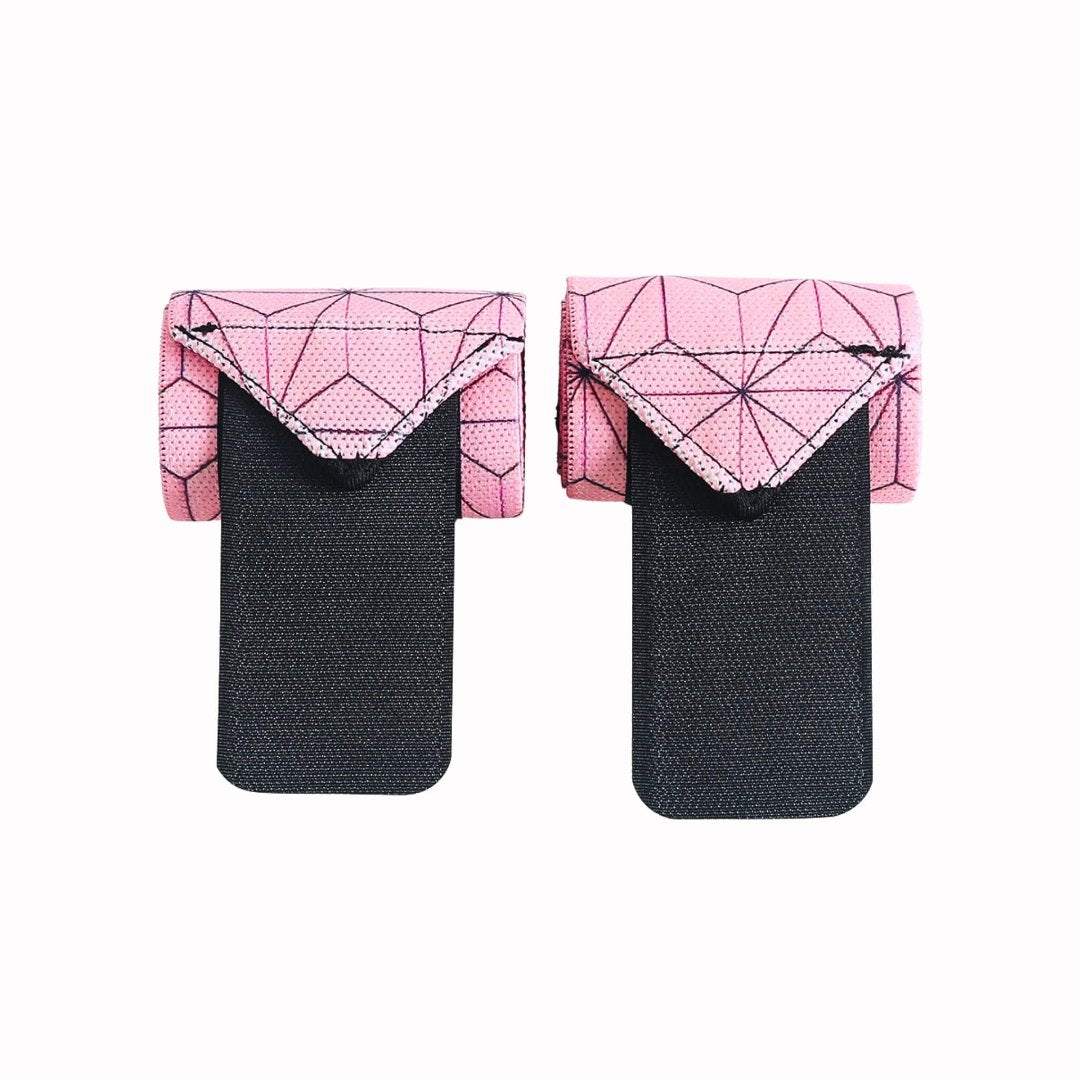 Asanoha "Nezuko" Wrist Wraps Anime Wrist Wraps Akinci Strength