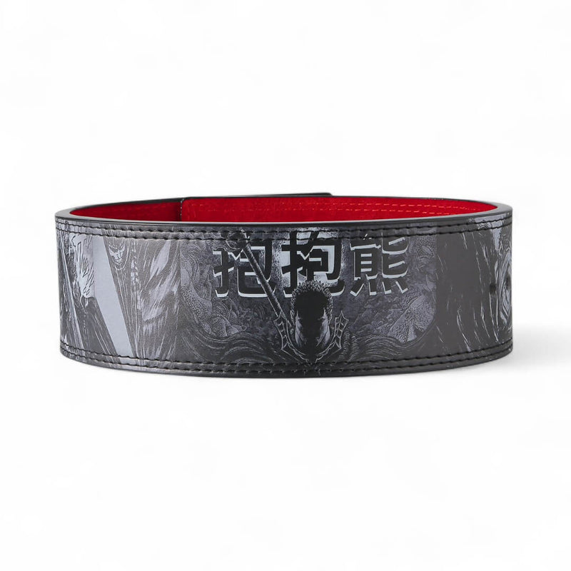 Berserk powerlifting belt on display | Akinci Strength