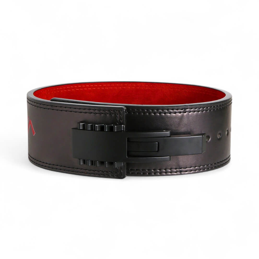 Front view of Berserk powerlifting belt without logo by Akinci Strength