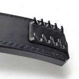 Close up of buckle notch