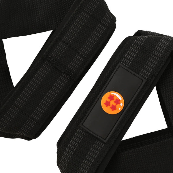 Close up of DBZ Figure 8 Straps | XTRA-GRIP Anime Lifting Straps In Figure 8