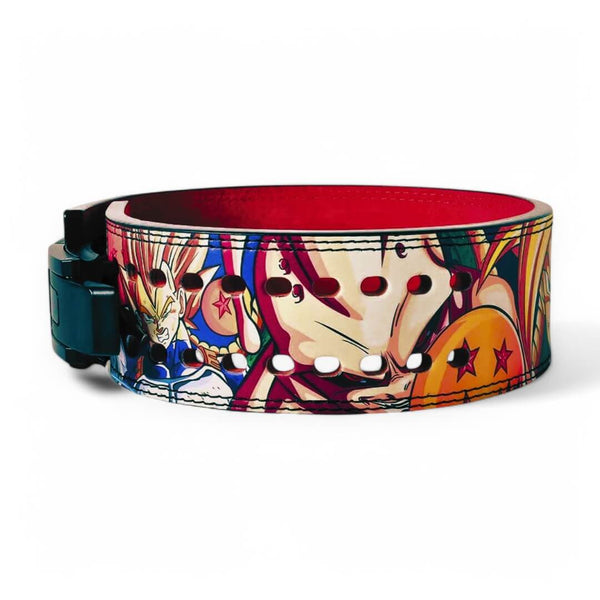 Side view for Dragonball Z Lifting Belt | DBZ Anime powerlifting belt