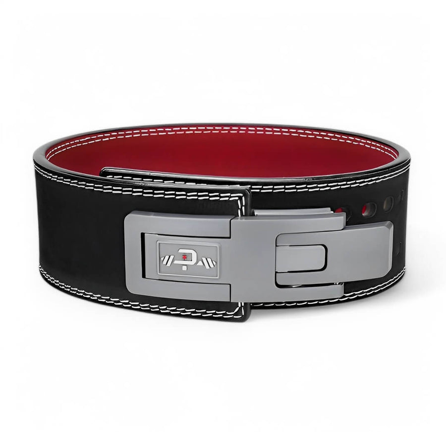 Main image of suede weightlifting belt for powerlifting. USAPL approved lever belt.