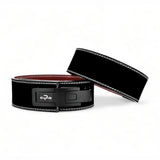 Suede weightlifting belt with black lever buckle for powerlifting. USAPL approved lever belt, available in 10mm and 13mm.