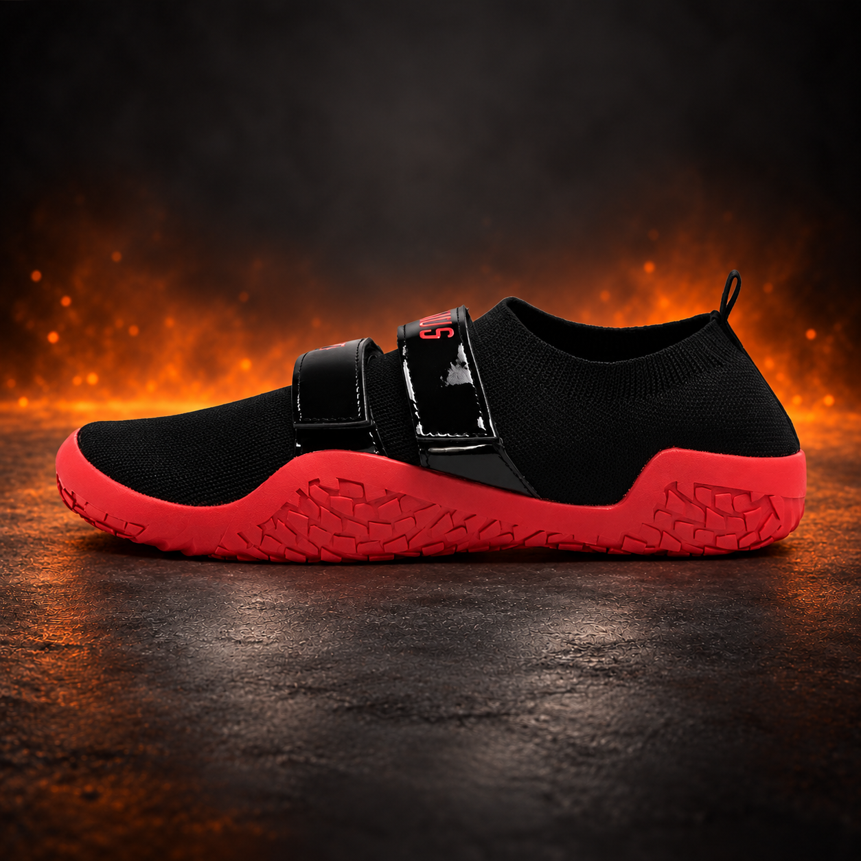 Gen 1 Sumo Deadlift Slippers: Lightweight, non-slip design with ankle support and breathable materials. Ideal for powerlifting movements. Experience unmatched stability and comfort on the deadlift platform.
