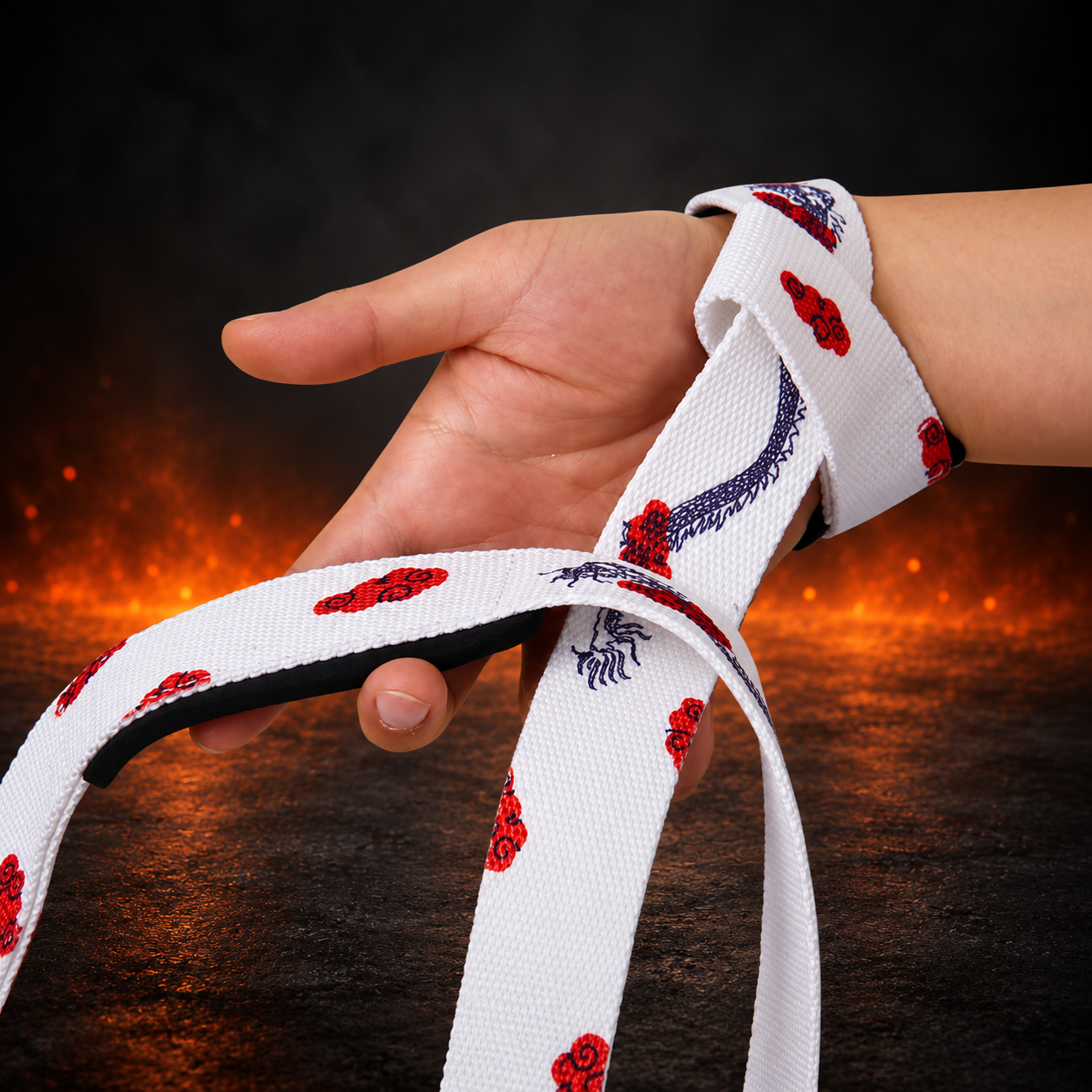 Cloud Dragon Weightlifting Straps | Powerlifting straps for a stronger grip on barbell for deadlifts and cleans