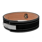 Last image of Naga Black - 10mm Suede Lever Weightlifting Belt For Powerlifting. USAPL approved