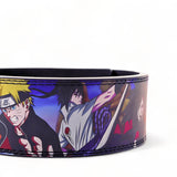Close up for Naruto weightlifting belt.