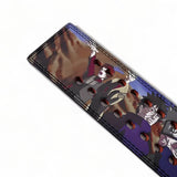 Close up for printed leather, tail end