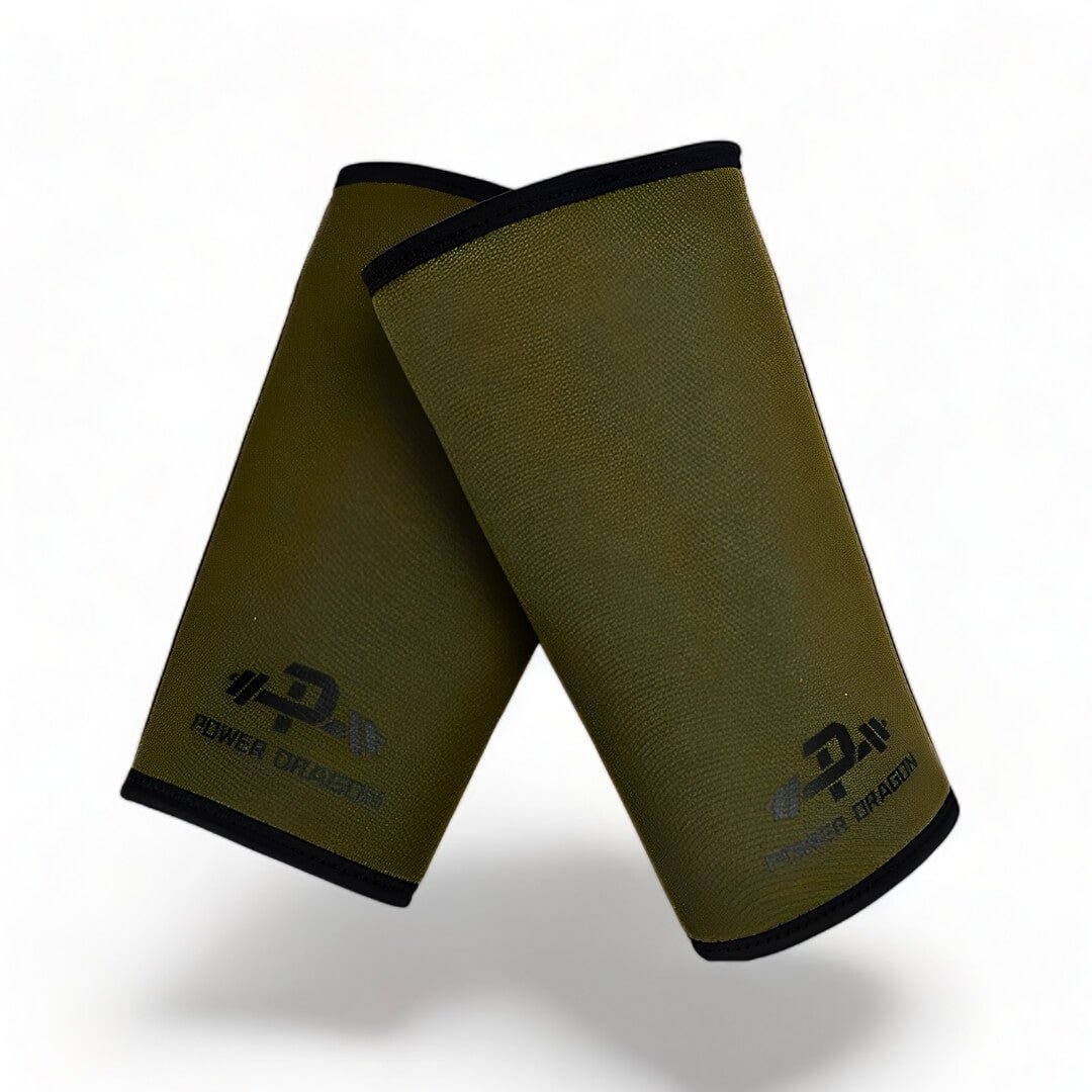 ウエイトトレーニング Knee wraps green 7mm Knee Sleeves | OD Green – Akinci Strength
