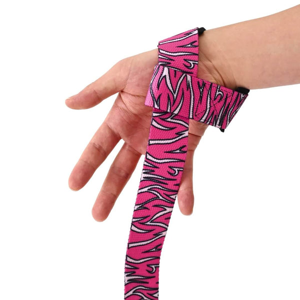 Showcasing Doflamingo-inspired Puppeteer Lifting Straps from One Piece! Perfect for weightlifting and powerlifting, offering superior wrist stability and protection.