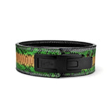 Stripe 1 Lever Belt. Weightlifting belt with snake like scale offering a premium powerlifting gear