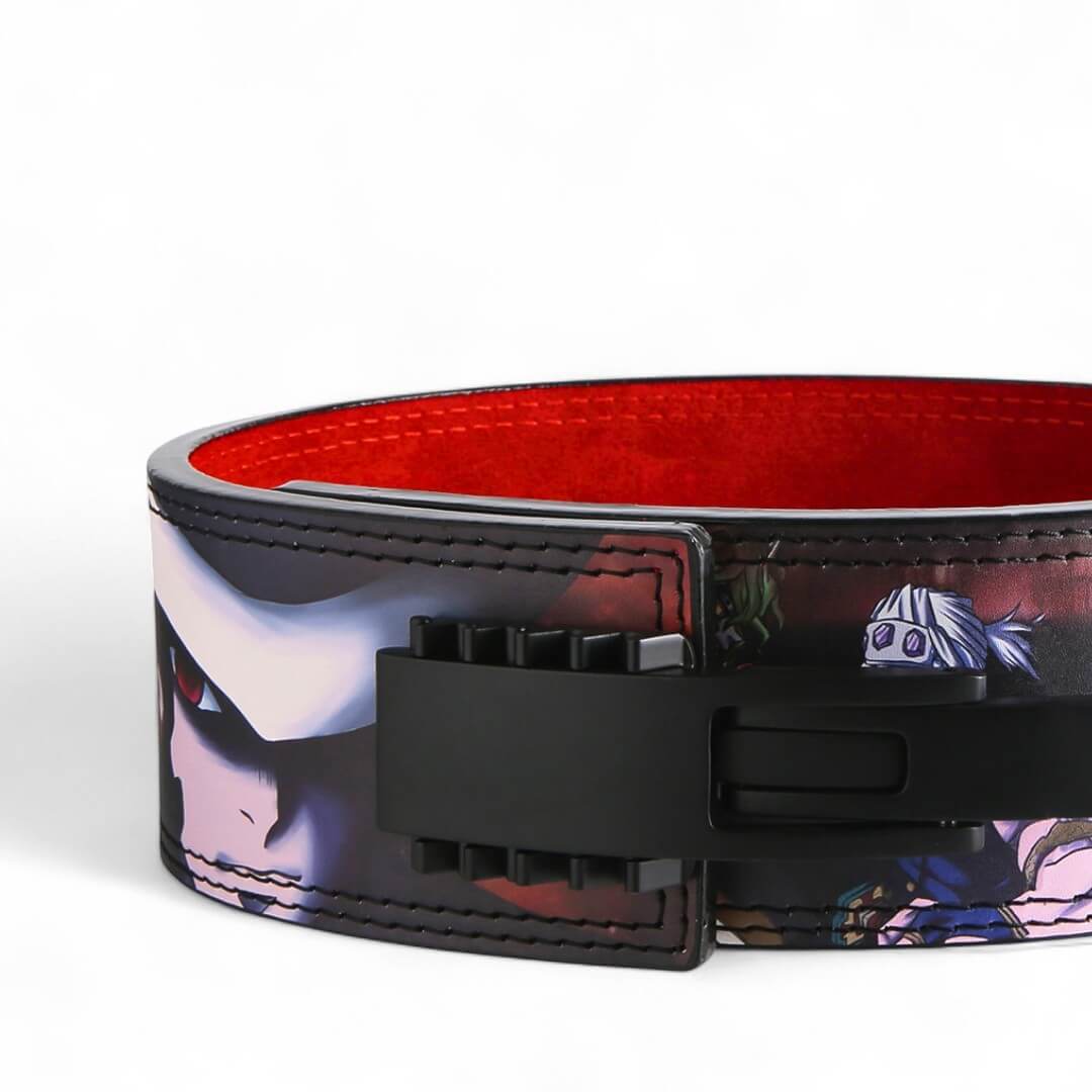 Close up for Demon Slayer Anime Lifting Belt | Akinci Strength