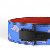 Closed up view for Urokodaki demon slayer lever belt | Anime weightlifting belt