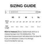 Sizing Guide For: Akatsuki Lifting Belt | Anime Lifting Belt