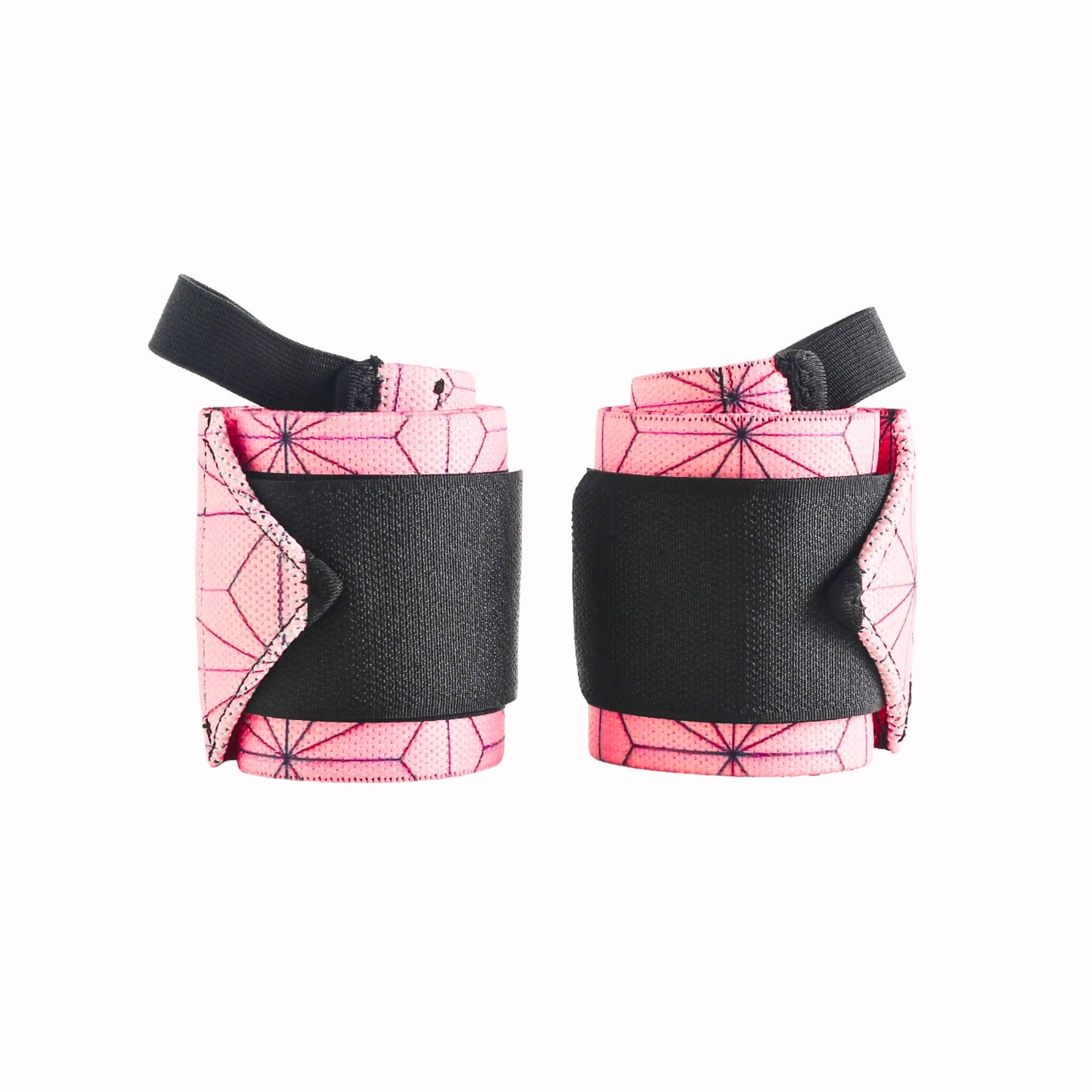 Asanoha "Nezuko" Wrist Wraps Anime Wrist Wraps Akinci Strength